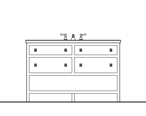 Paddington Vanity - 54"