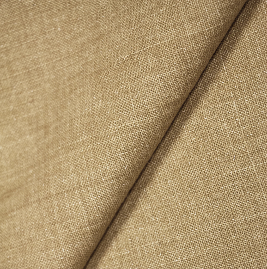 Lindy Slipcovered Dining Banquette in Relaxed Linen Burlap
