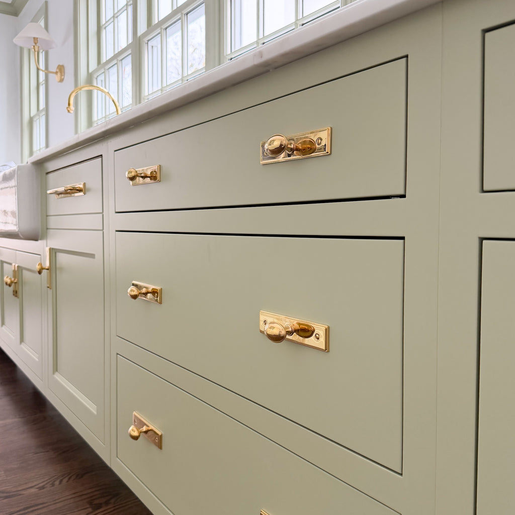 Southern Gail Green Cabinetry Sample