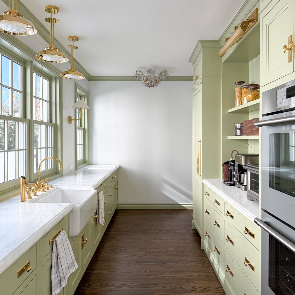 Southern Gail Green Cabinetry Sample