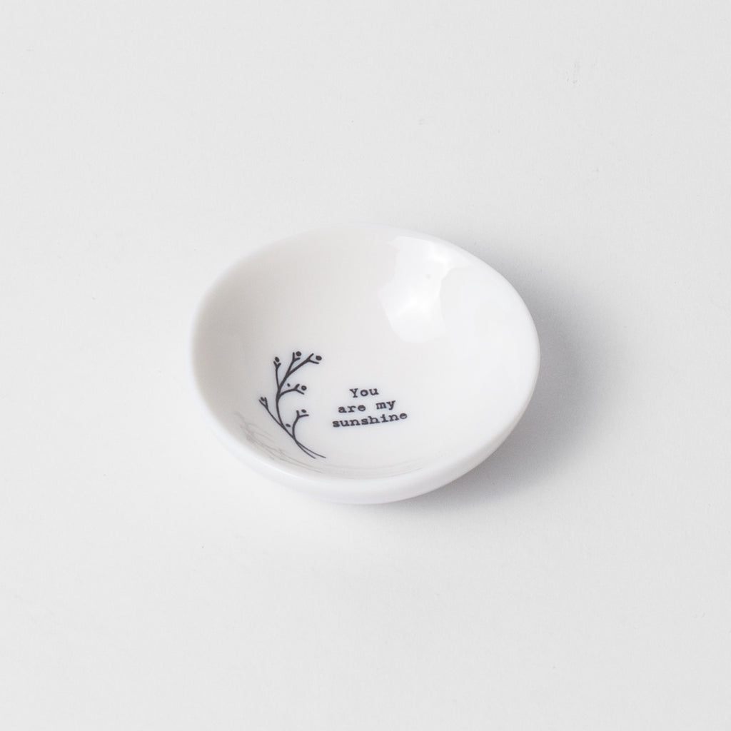 Sweet Words Porcelain Bowls