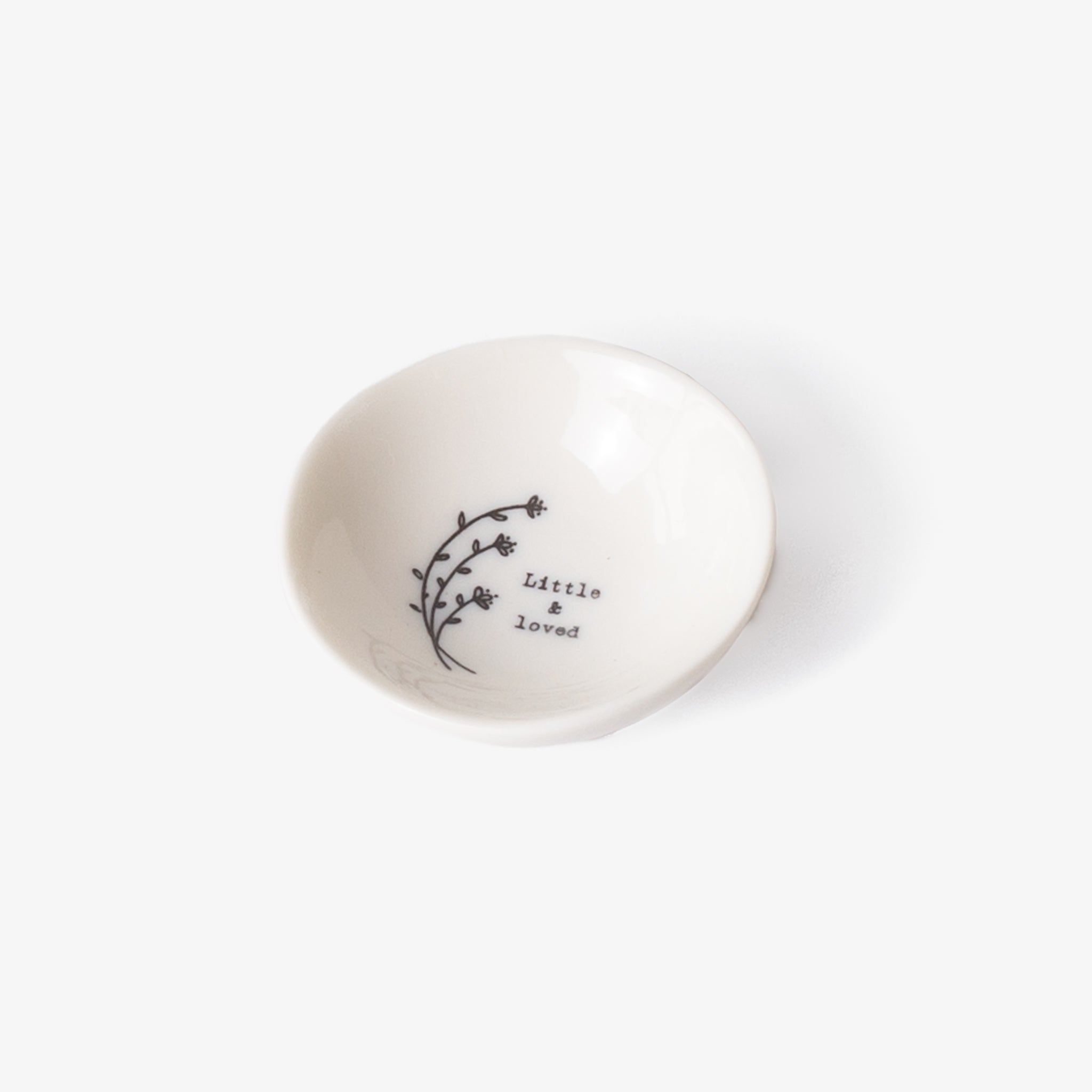 Sweet Words Porcelain Bowls