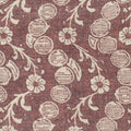 Climbing Floral in Burgundy Fabric Swatch