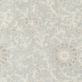 Floral Garden in Silver Mist Fabric Swatch