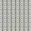 Botanical Stripe Navy Fabric Sample