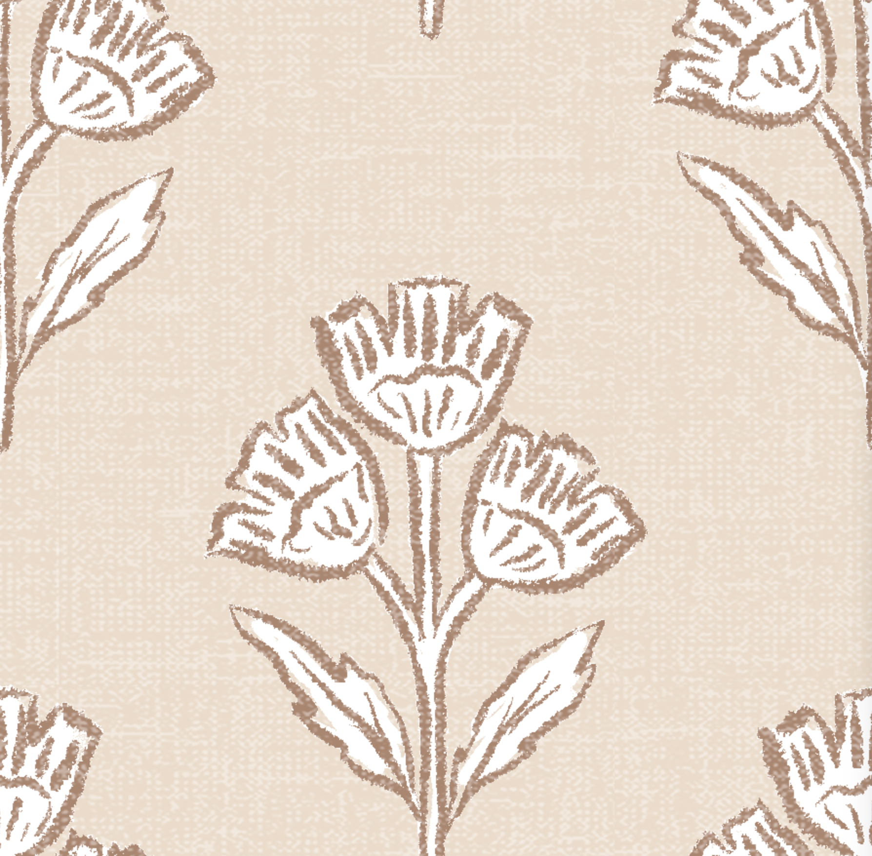 Francie Cream Fabric Sample