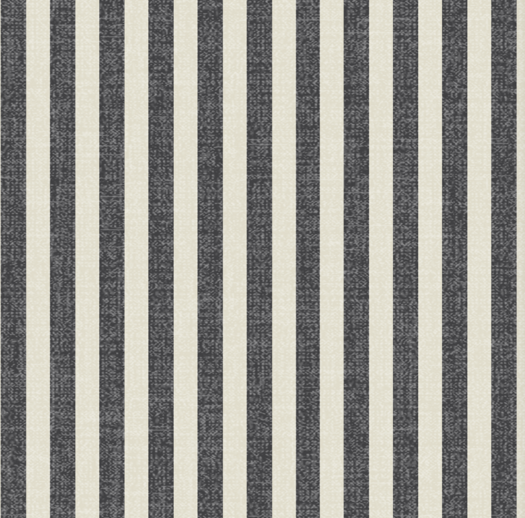 Lindy Slipcovered Dining Chair in Jane Stripe Carbon
