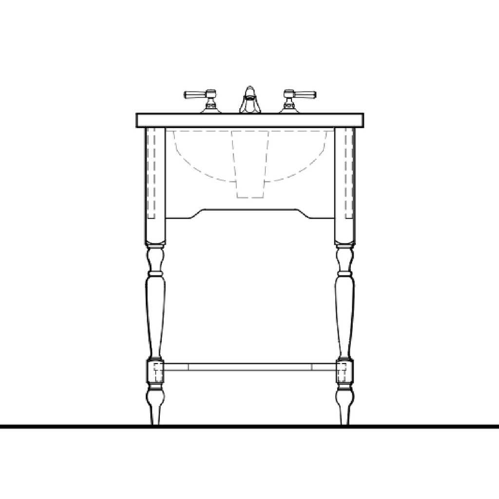 Northgate Console Vanity - 24"