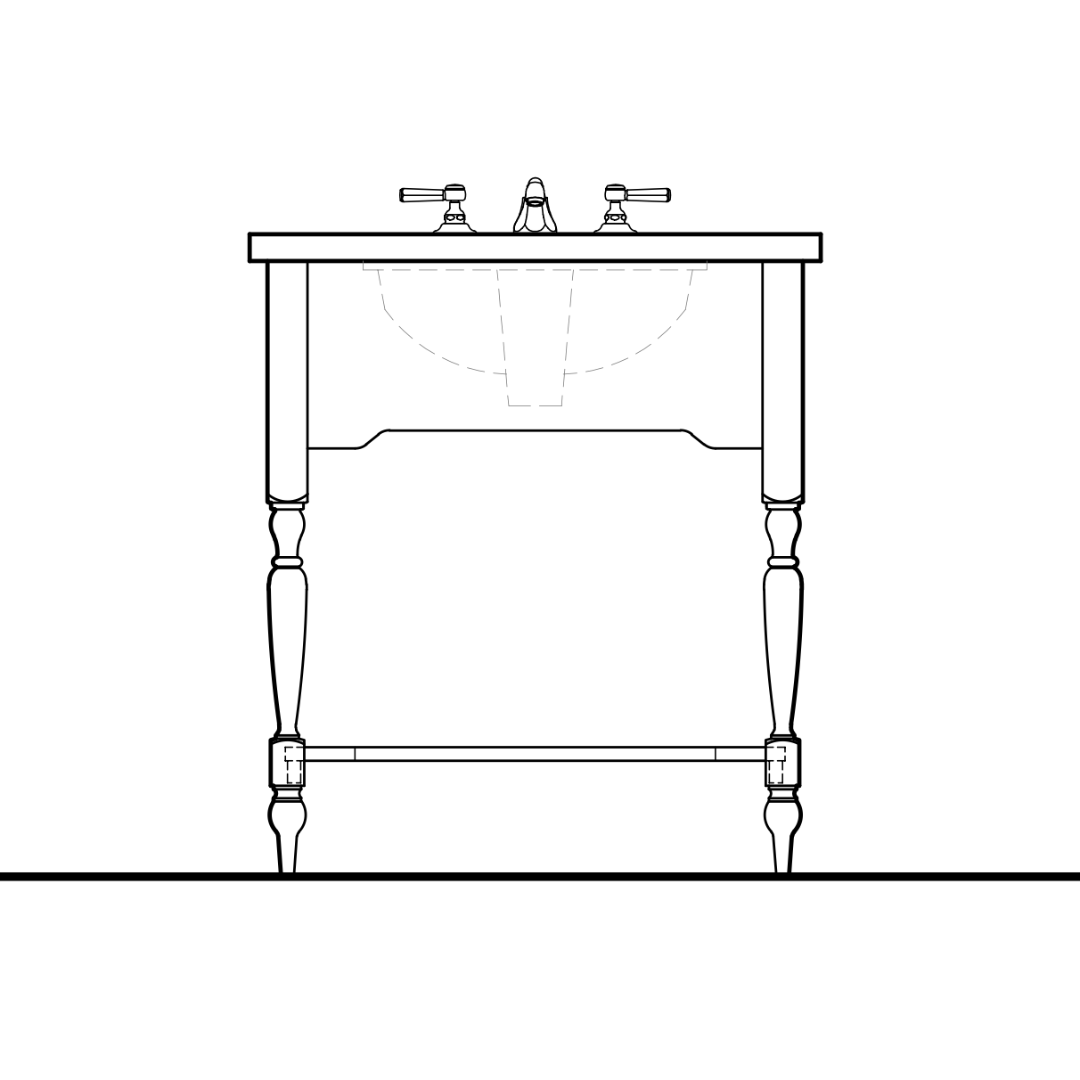 Northgate Console Vanity - 30"