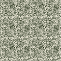 Willow Vine Olive Fabric Sample