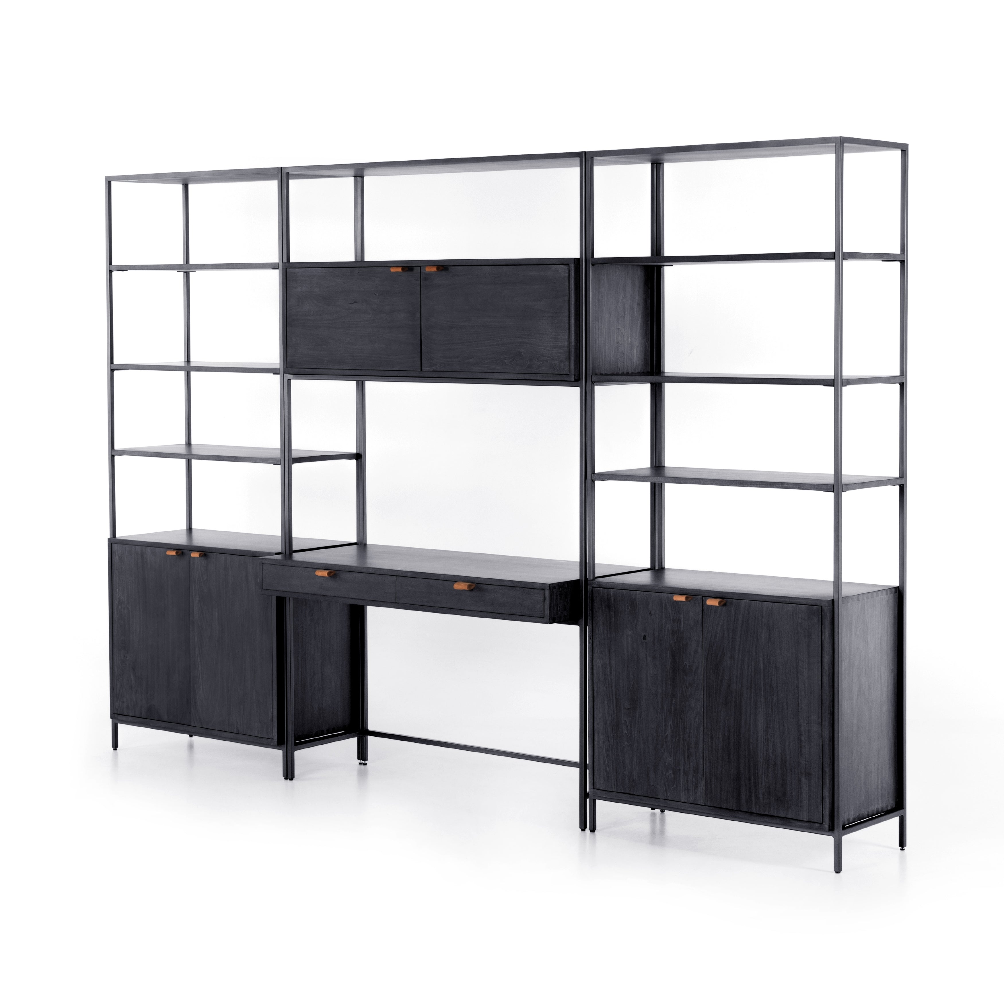 Silas Wall Desk & Bookshelves