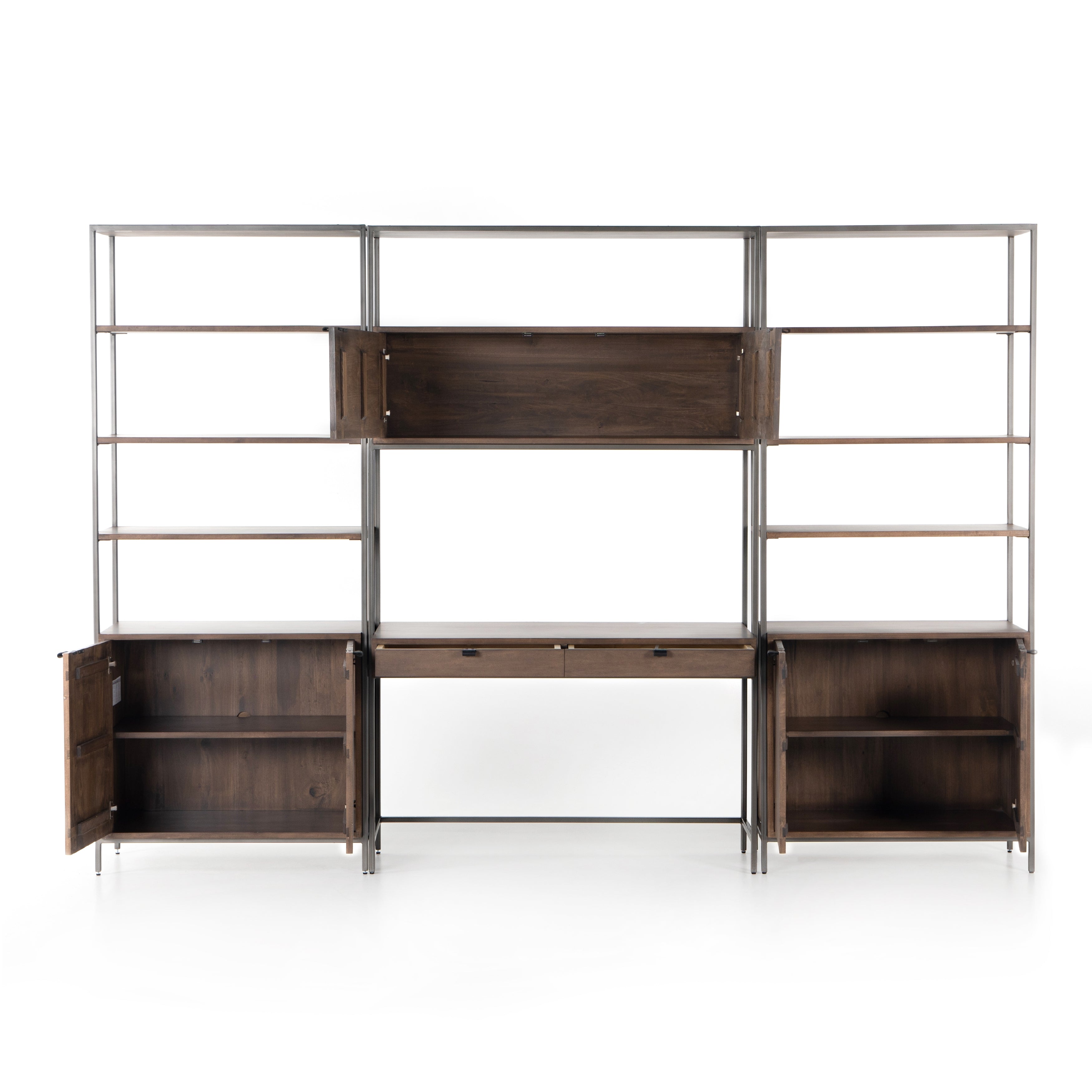 Silas Wall Desk & Bookshelves