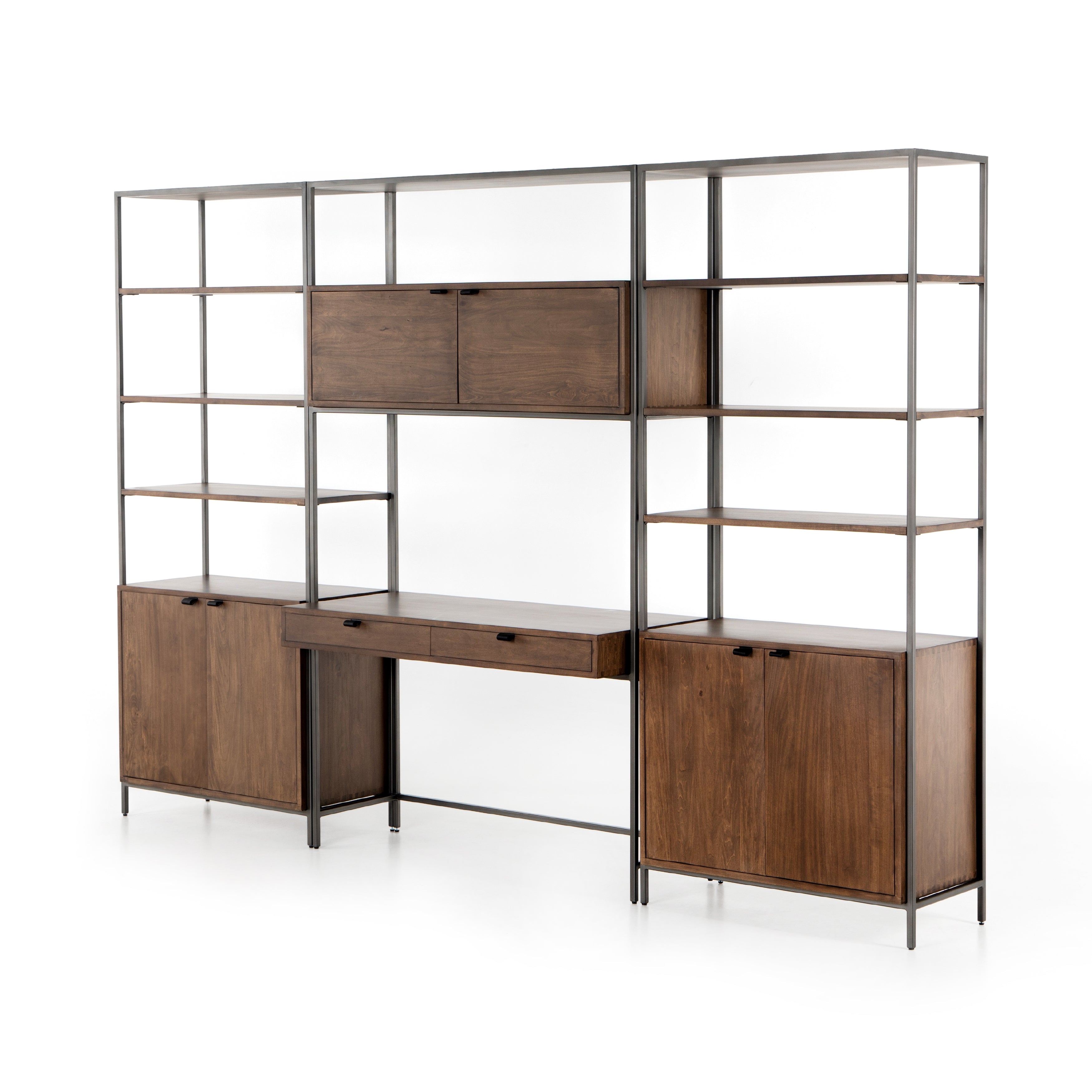 Silas Wall Desk & Bookshelves