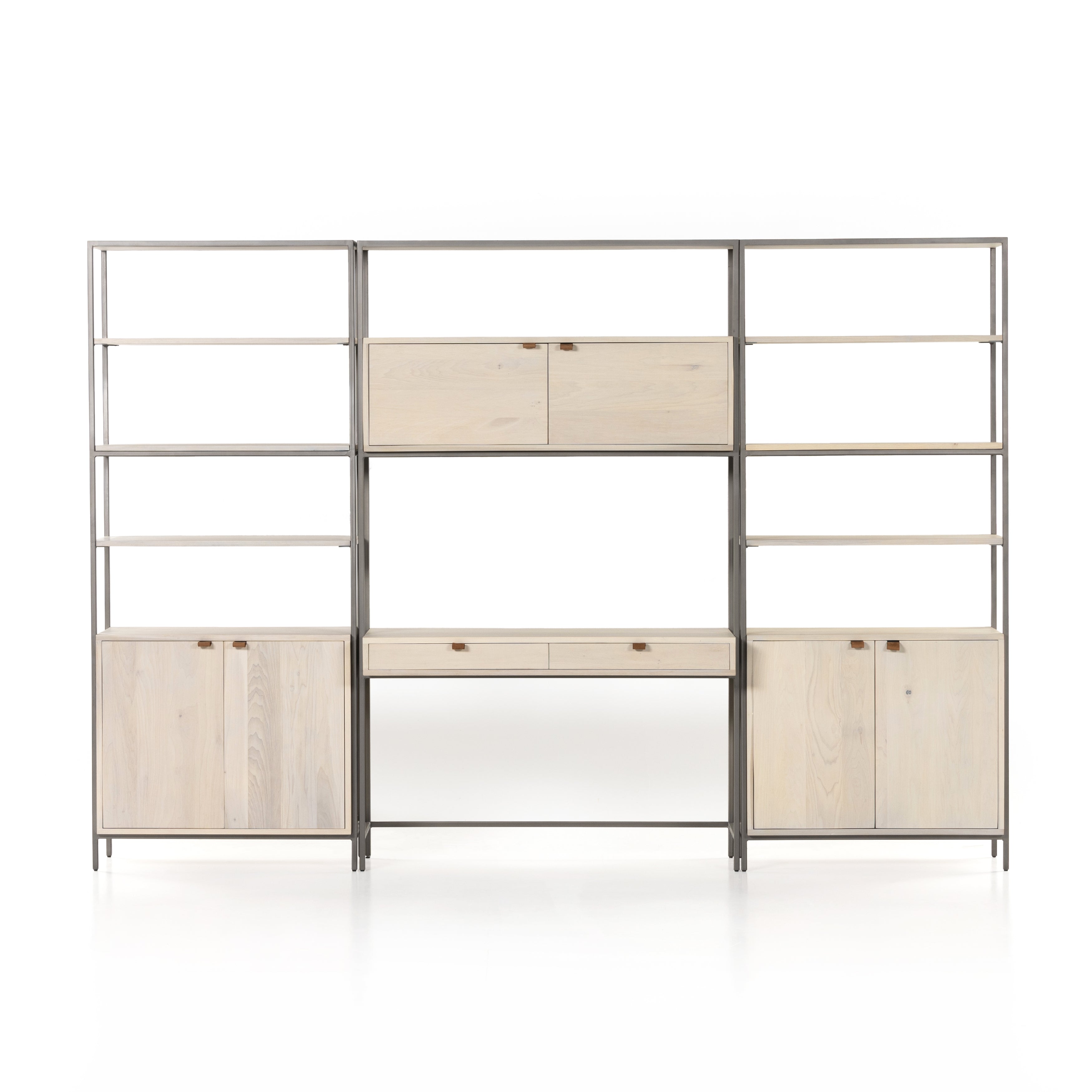 Silas Wall Desk & Bookshelves