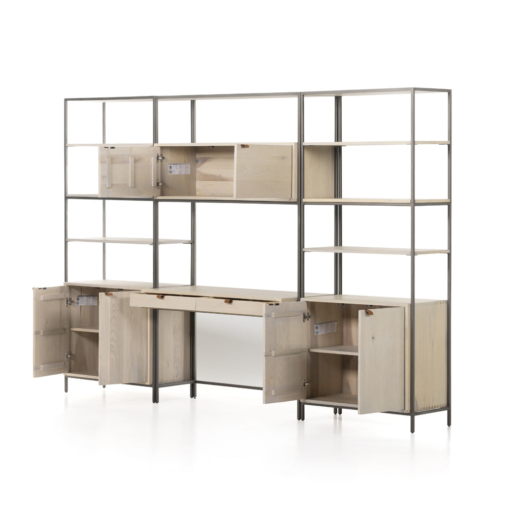 Silas Wall Desk & Bookshelves