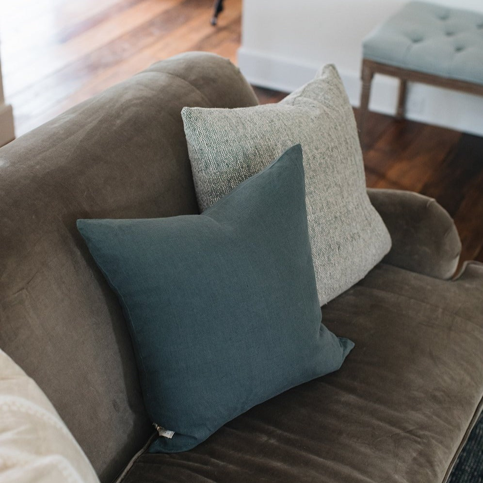 Forest Linen Pillow Cover