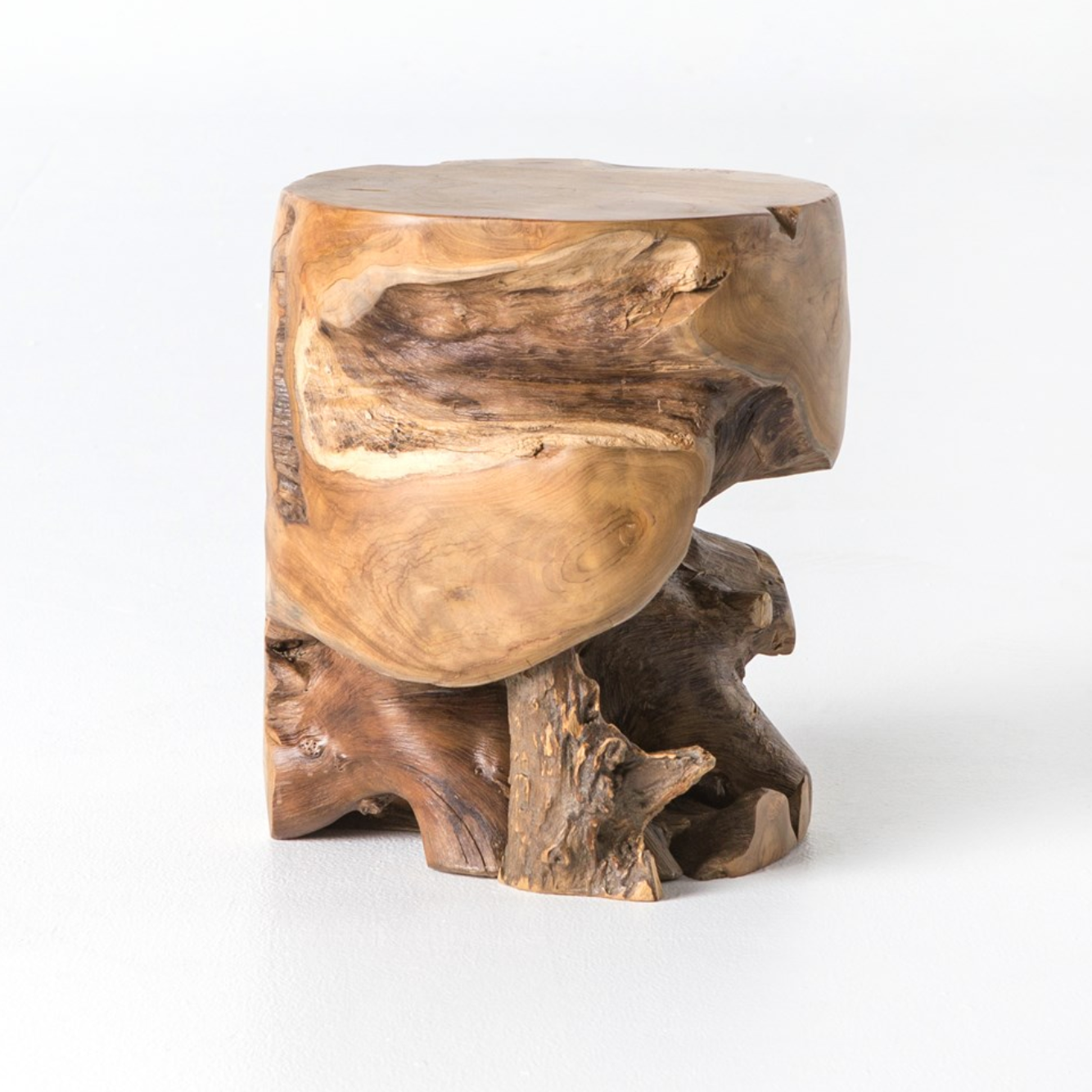 Teak Root Stool