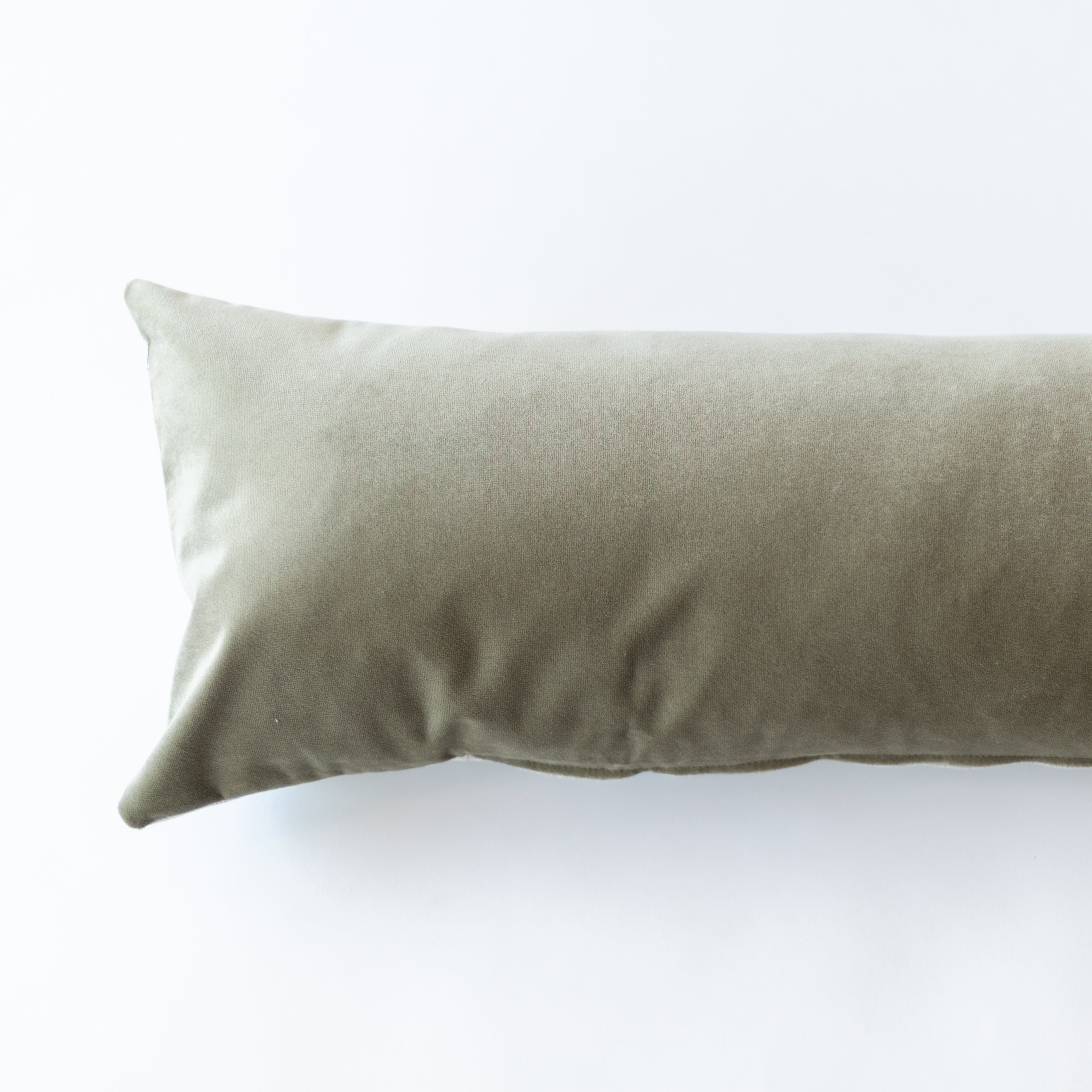 S|H Moss Velvet Designer Pillow Cover