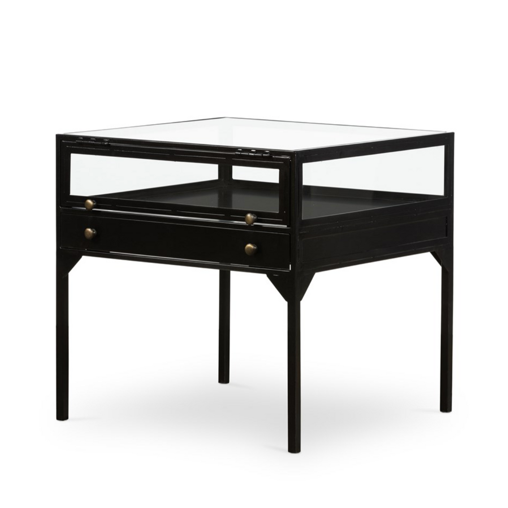 Charlotte Shadow Box End Table