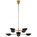 Graphic Large Two-Tier Chandelier