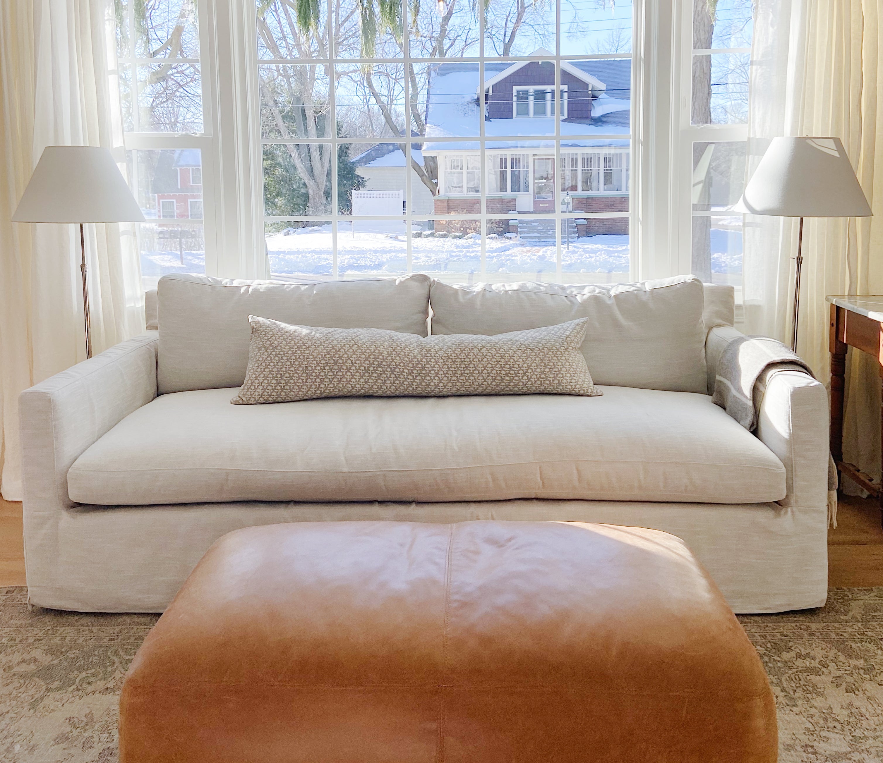 Jane Slipcovered Sofa