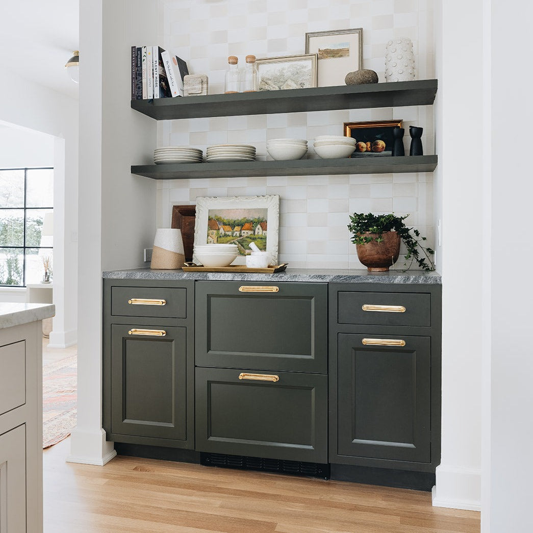 Plymouth Green Cabinetry Sample
