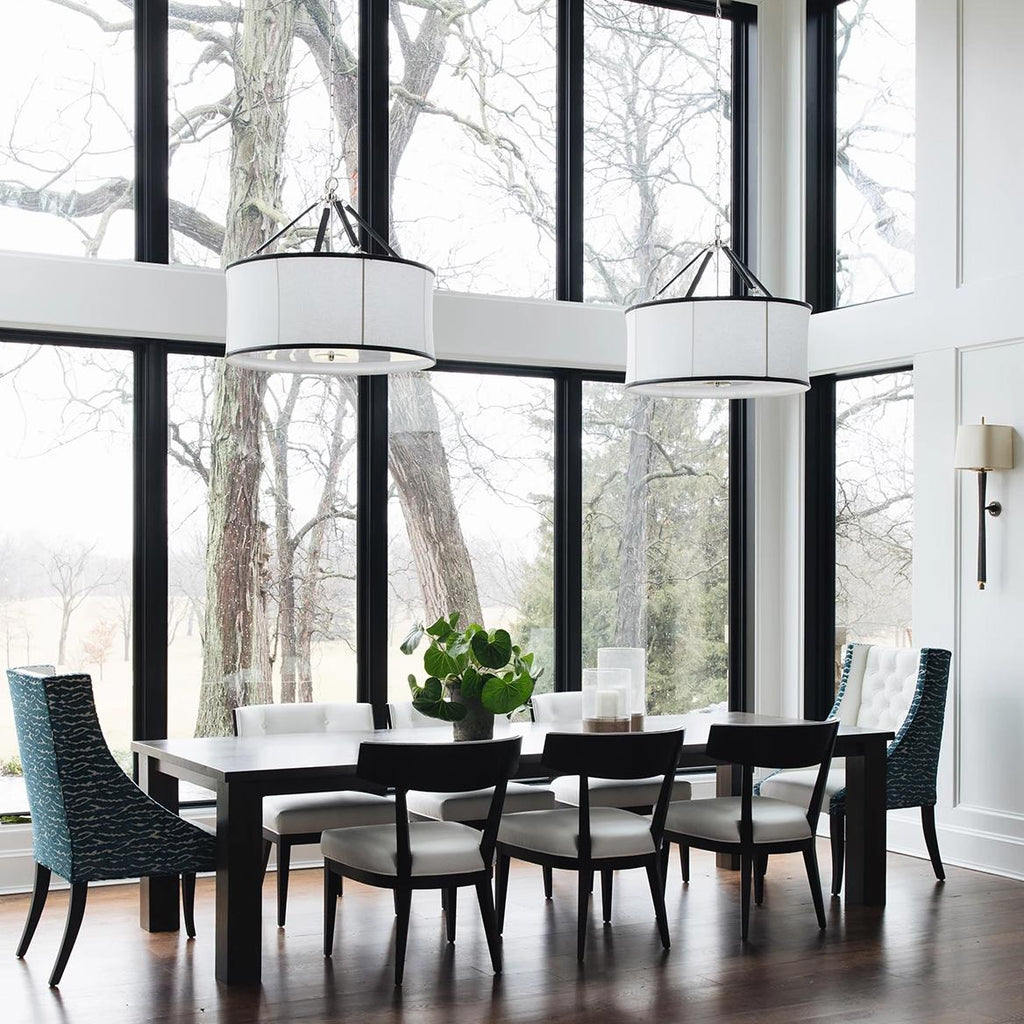 Large hanging shade shown