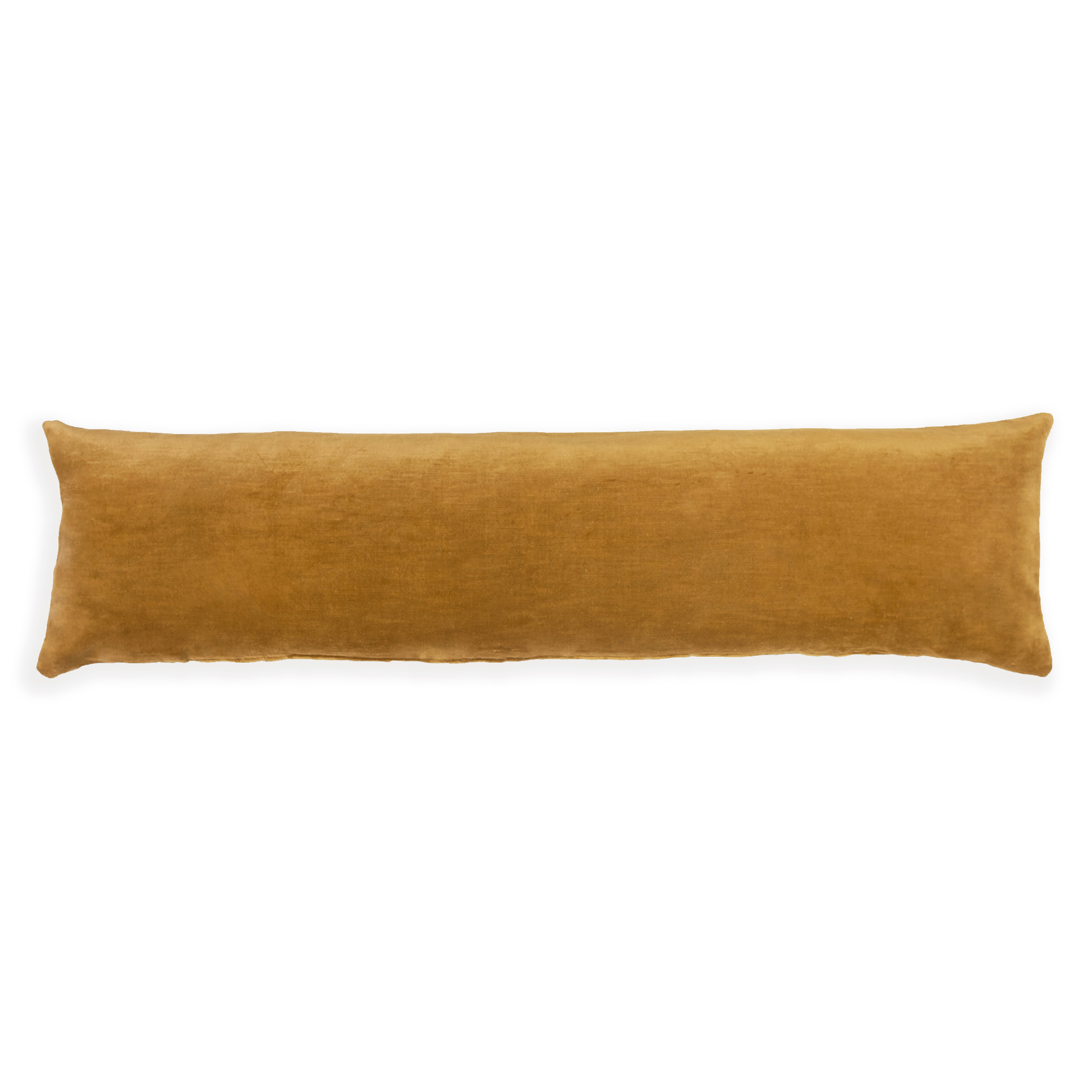 S|H Ochre Antique Velvet Designer Pillow Cover