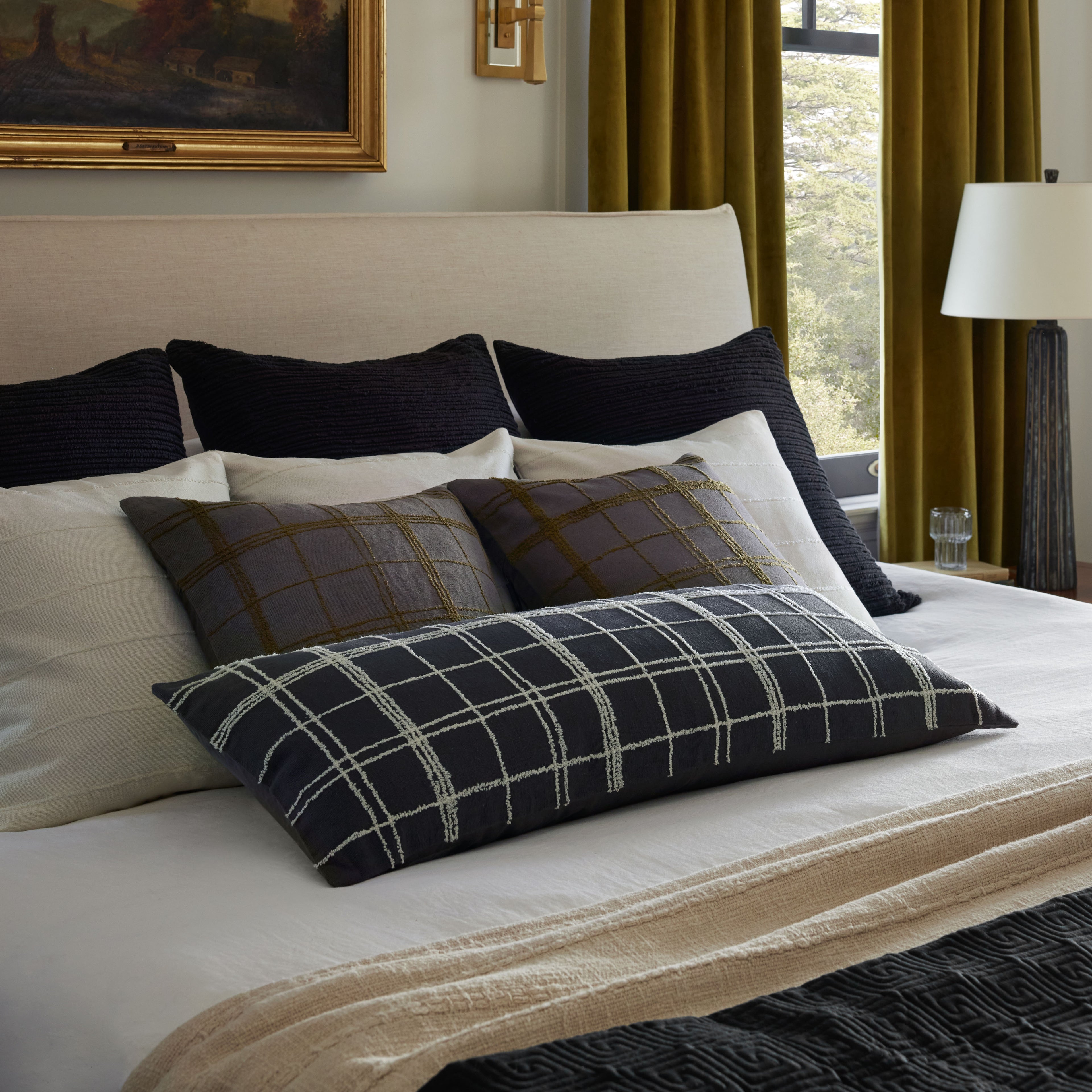 Jean Stoffer x Loloi Julia Ivory Pillow