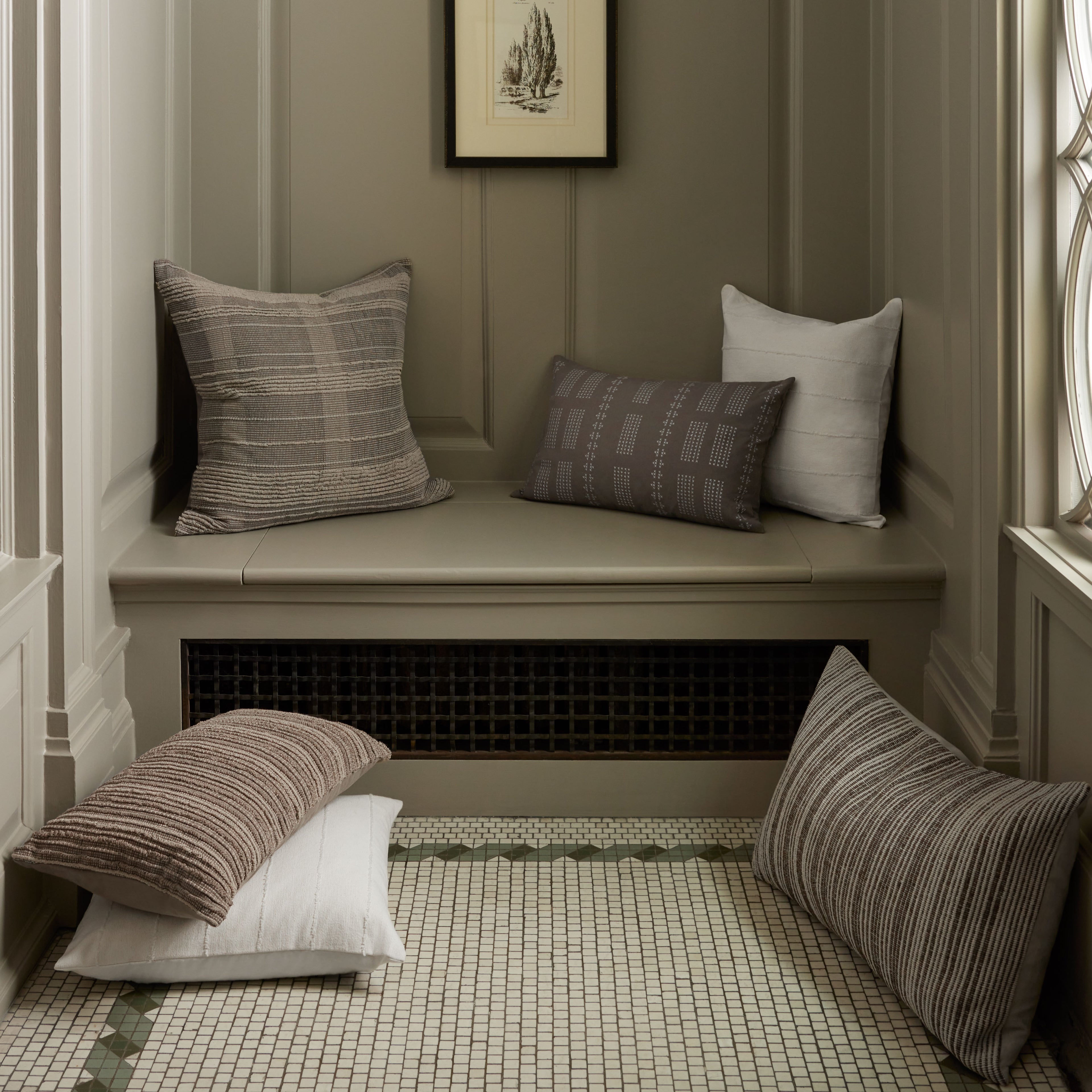 Jean Stoffer x Loloi Julia Ivory Pillow