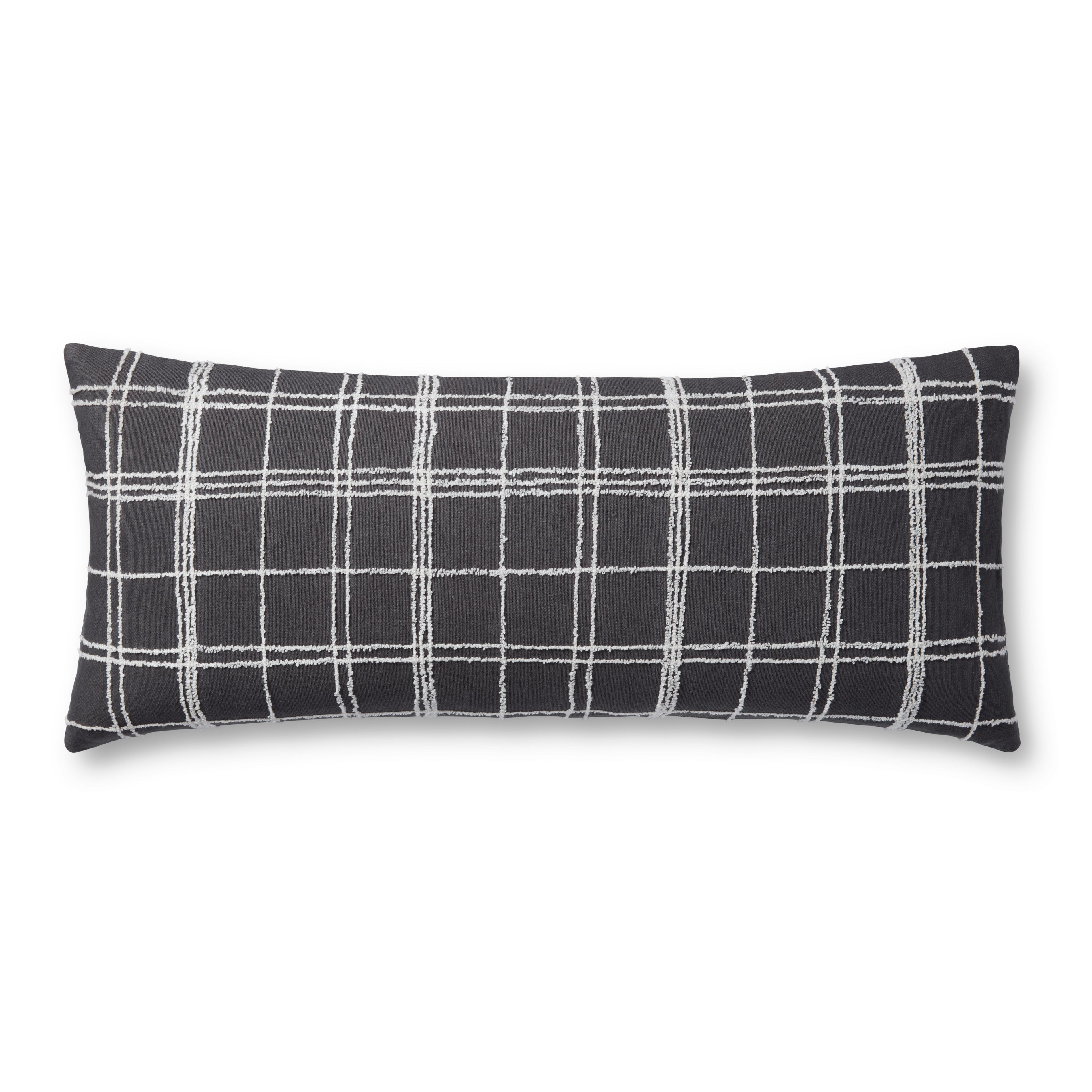 Jean Stoffer x Loloi Bernadette Graphite / Ivory Pillow
