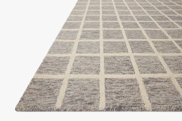 Chris Loves Julia x Loloi Polly Slate / Ivory POL-05 – Stoffer Home