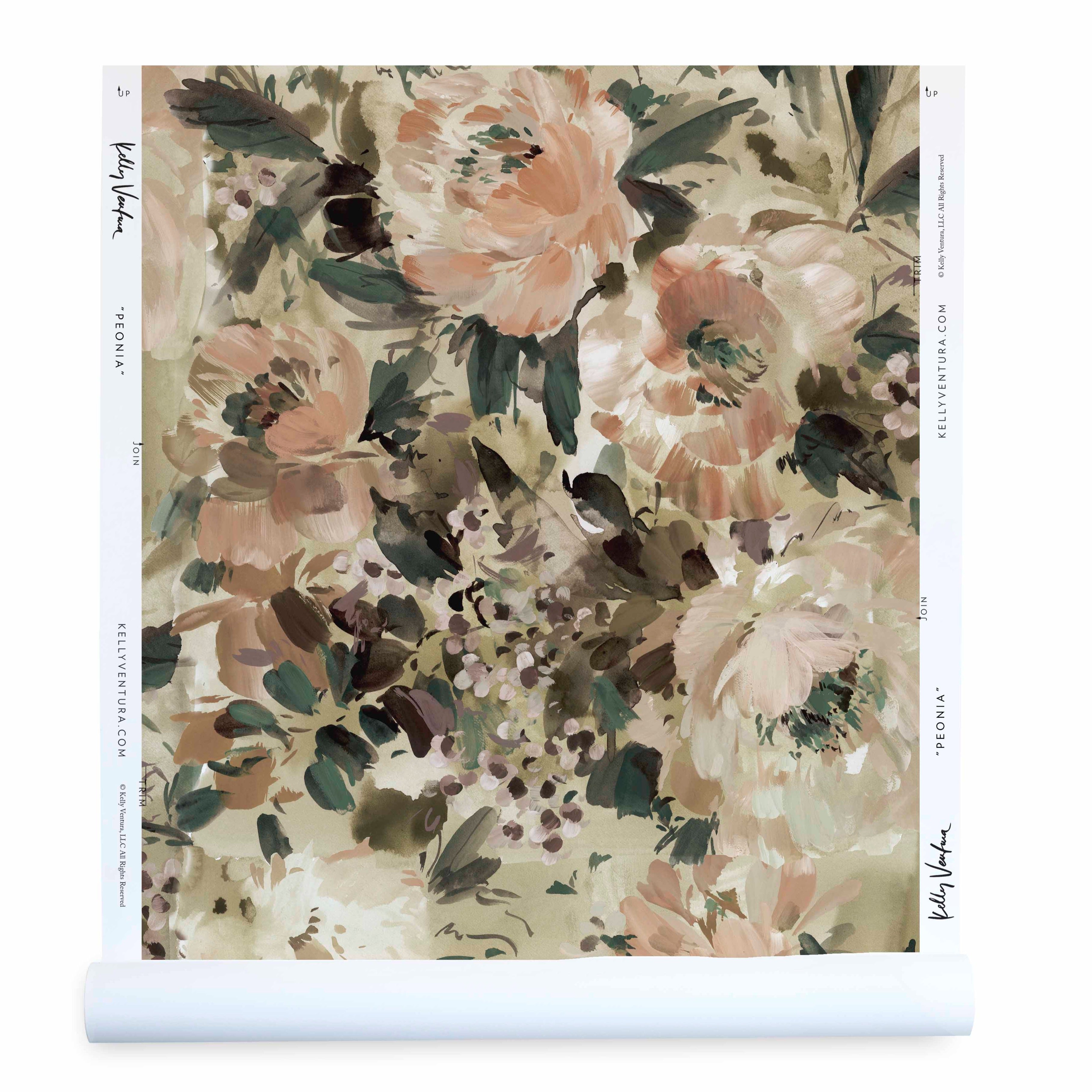 Peonia Wallpaper