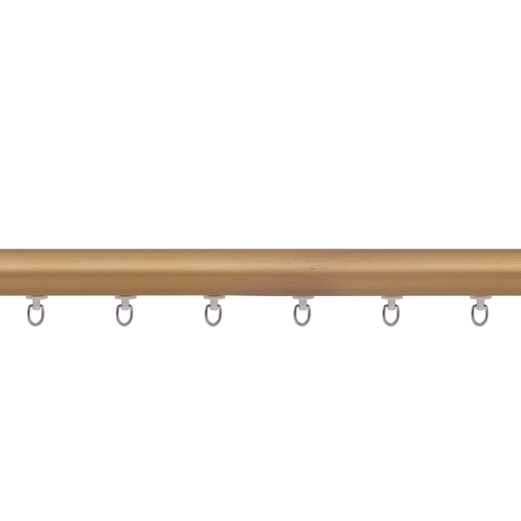Zip Curtain Rod - Antique Gold