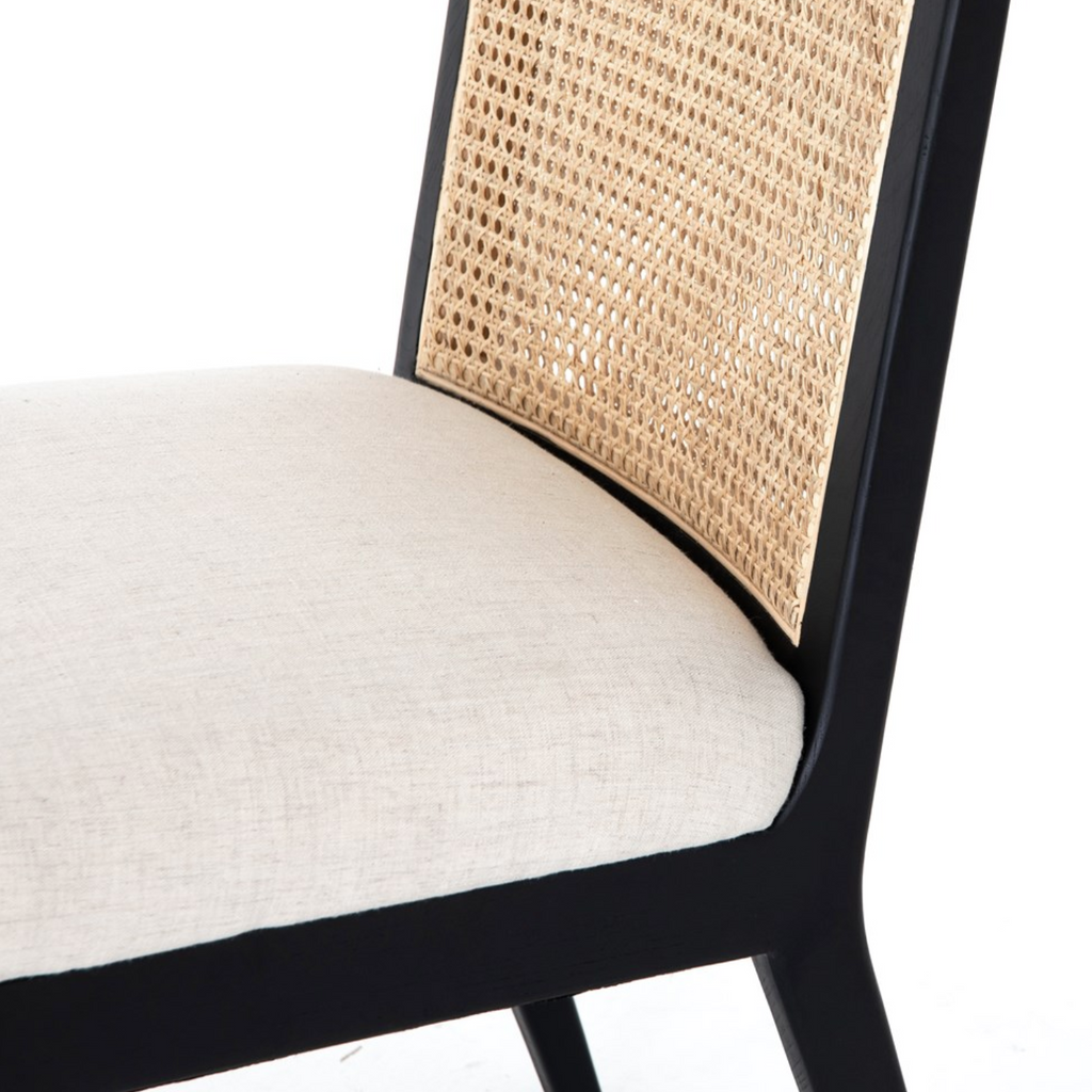 Angelina Cane Armless Dining Chair