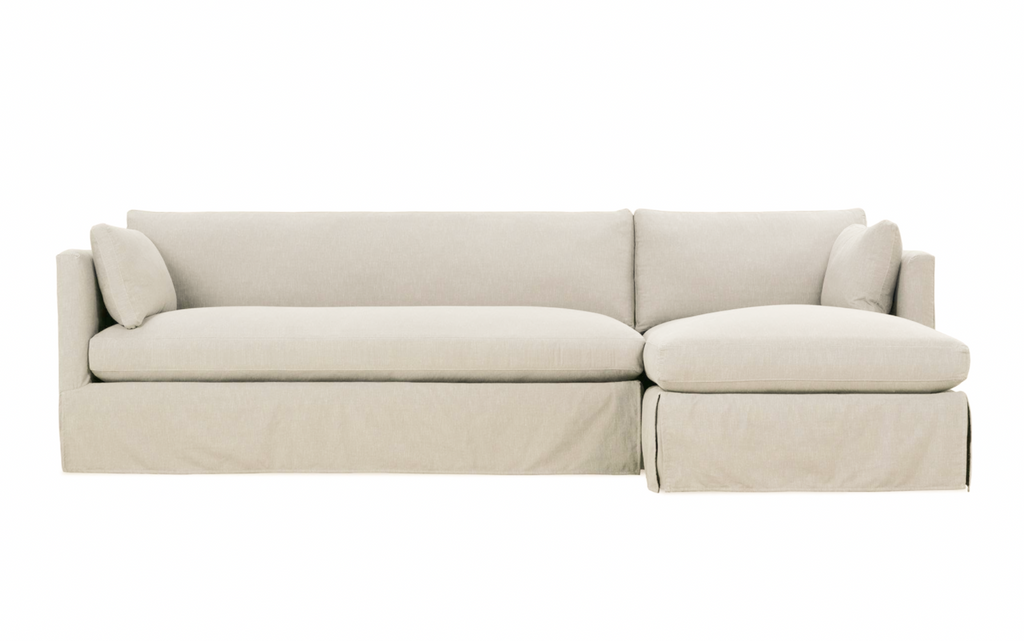 Maude Slipcovered Chaise Sectional