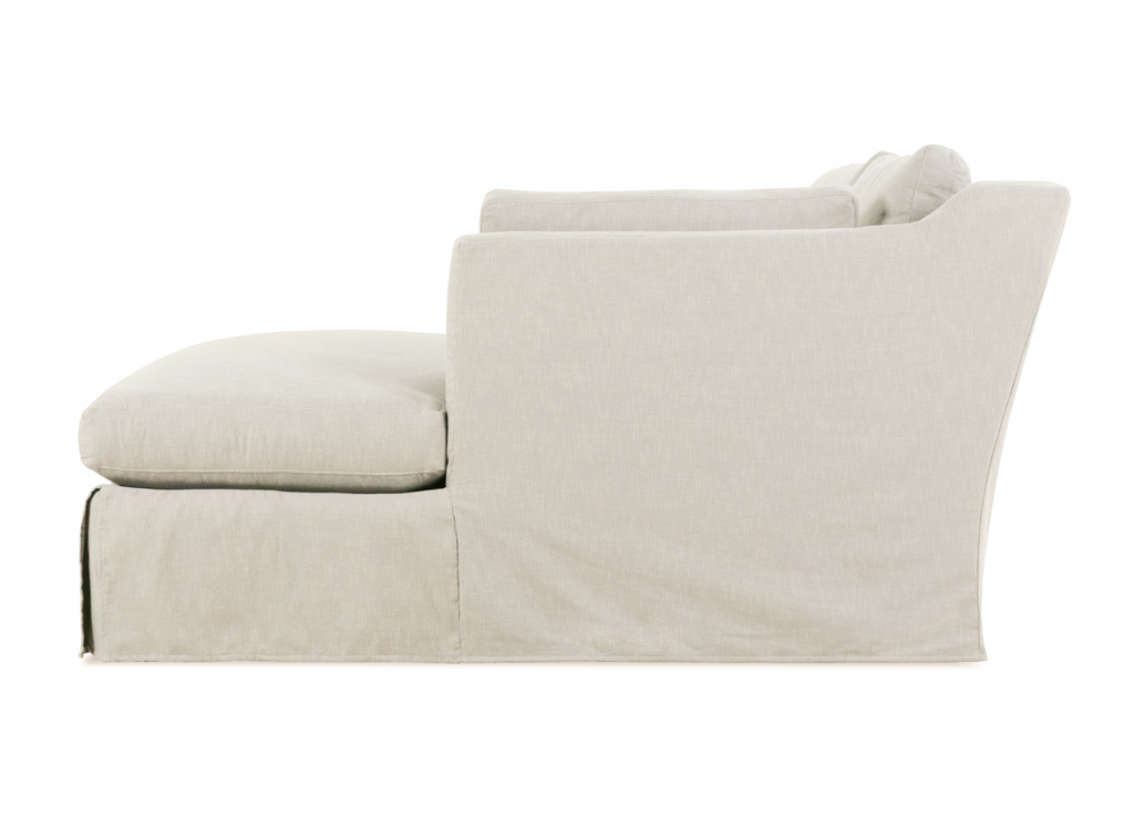 Maude Slipcovered Chaise Sectional
