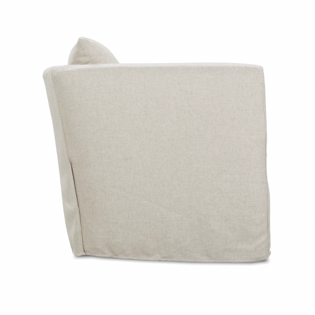 Rue Slipcovered Swivel Chair