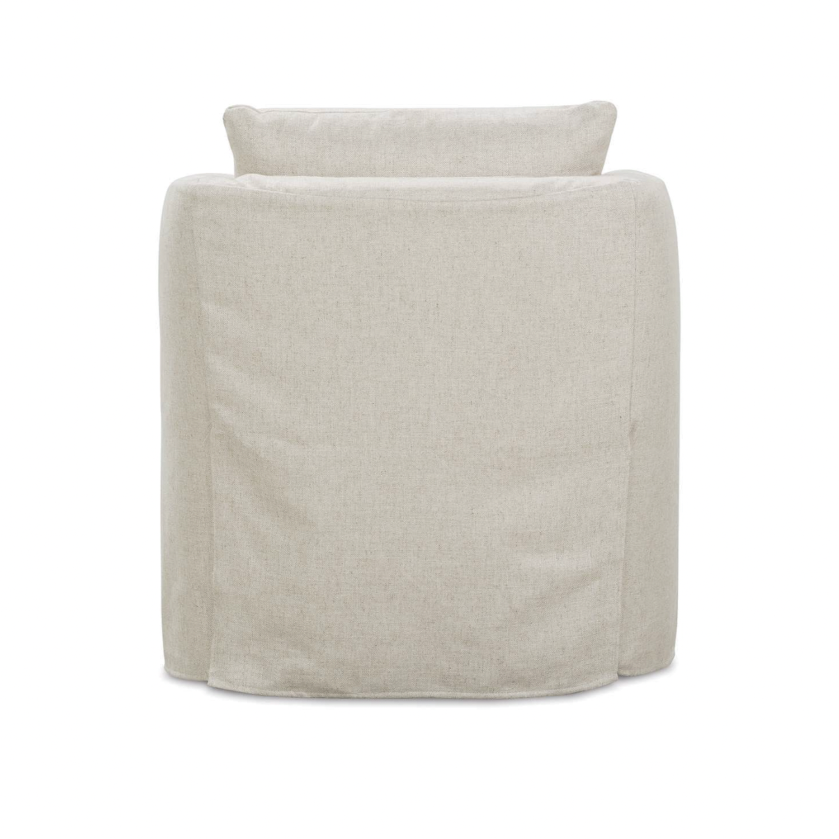 Rue Slipcovered Swivel Chair