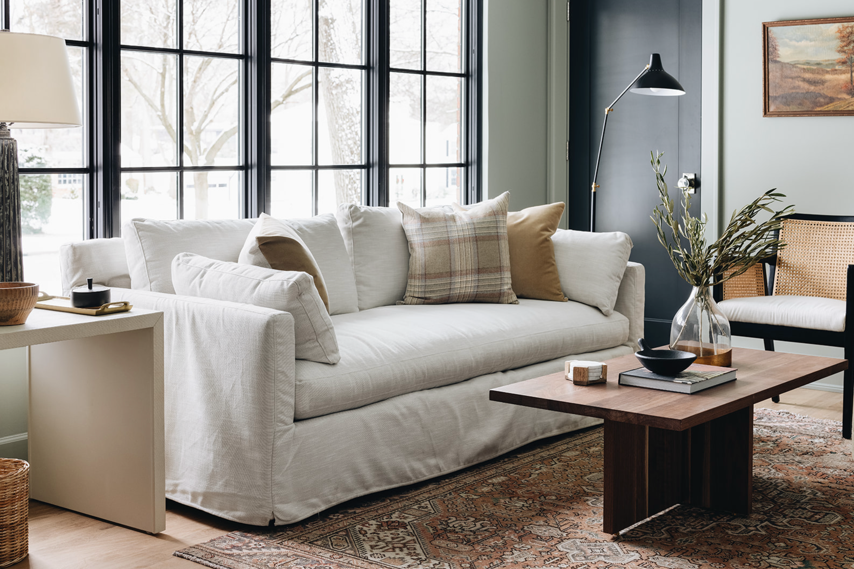 Jane Slipcovered Sofa