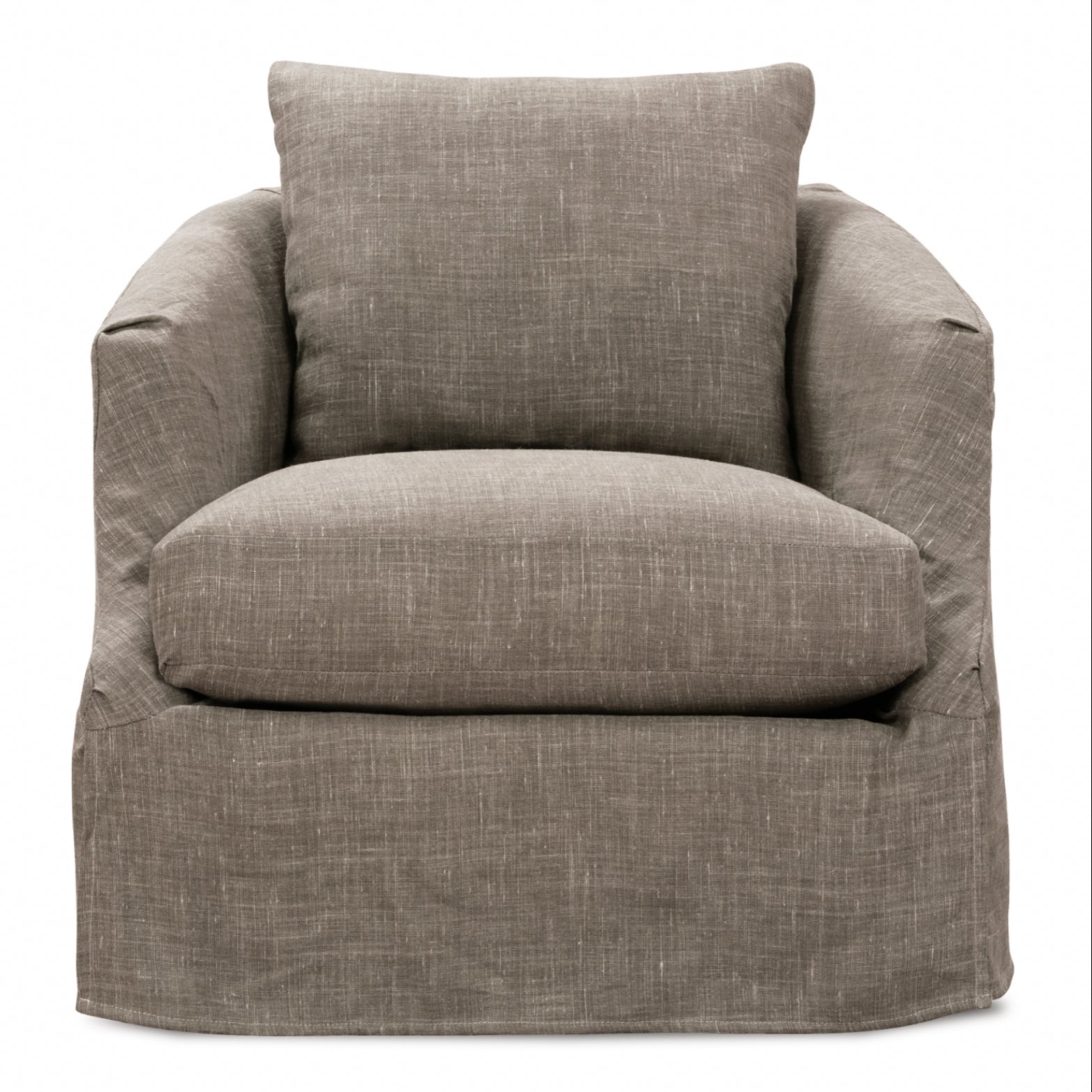 Eden Swivel Slipcovered Chair