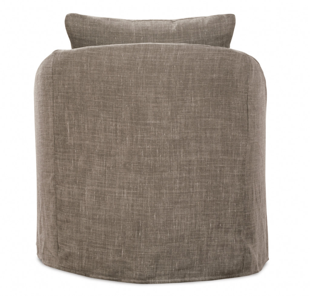 Eden Swivel Slipcovered Chair