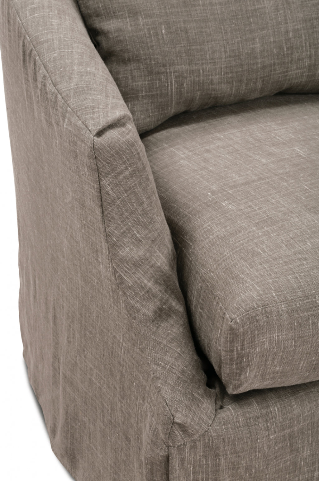 Eden Swivel Slipcovered Chair