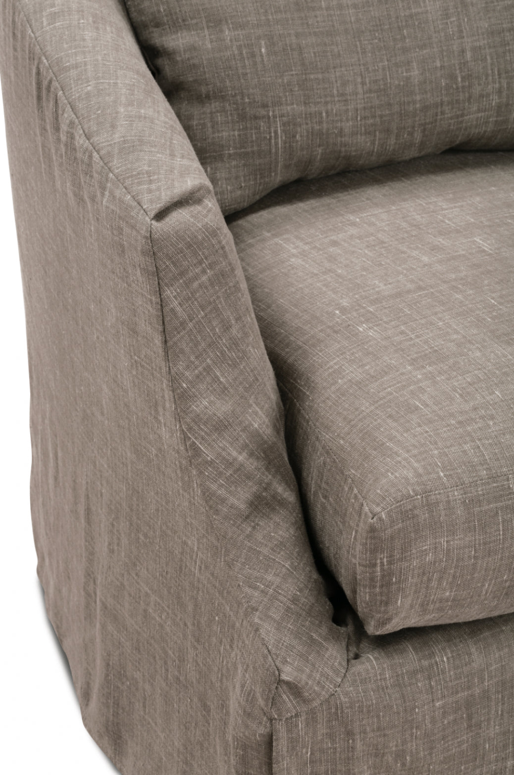 Eden Swivel Slipcovered Chair