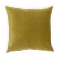 S|H Chartreuse Velvet Designer Pillow Cover