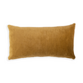 S|H Ochre Antique Velvet Designer Pillow Cover