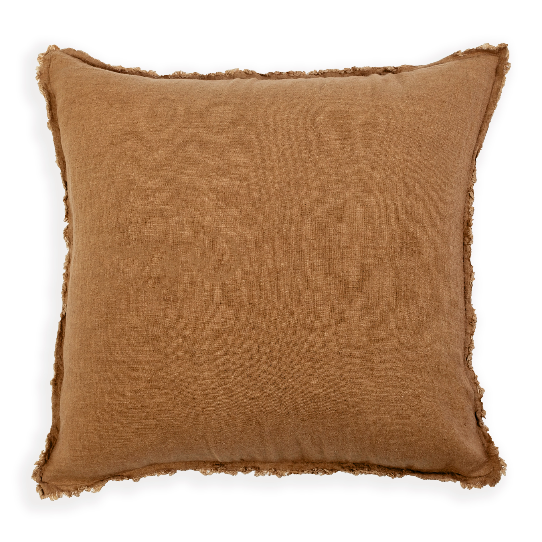 Tawney Fringe Linen Pillow Cover