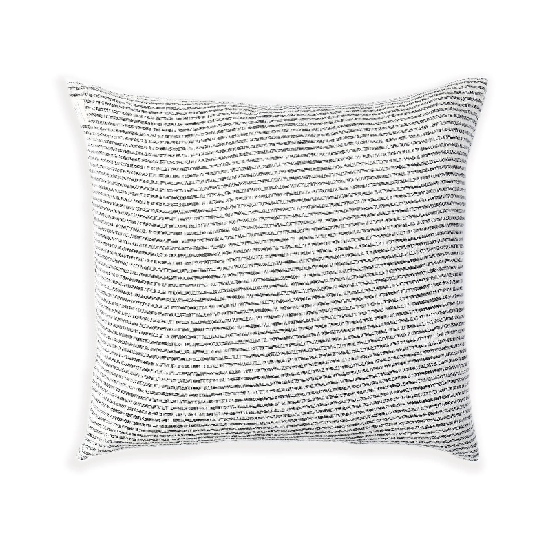 Black Stripe Linen Pillow Cover