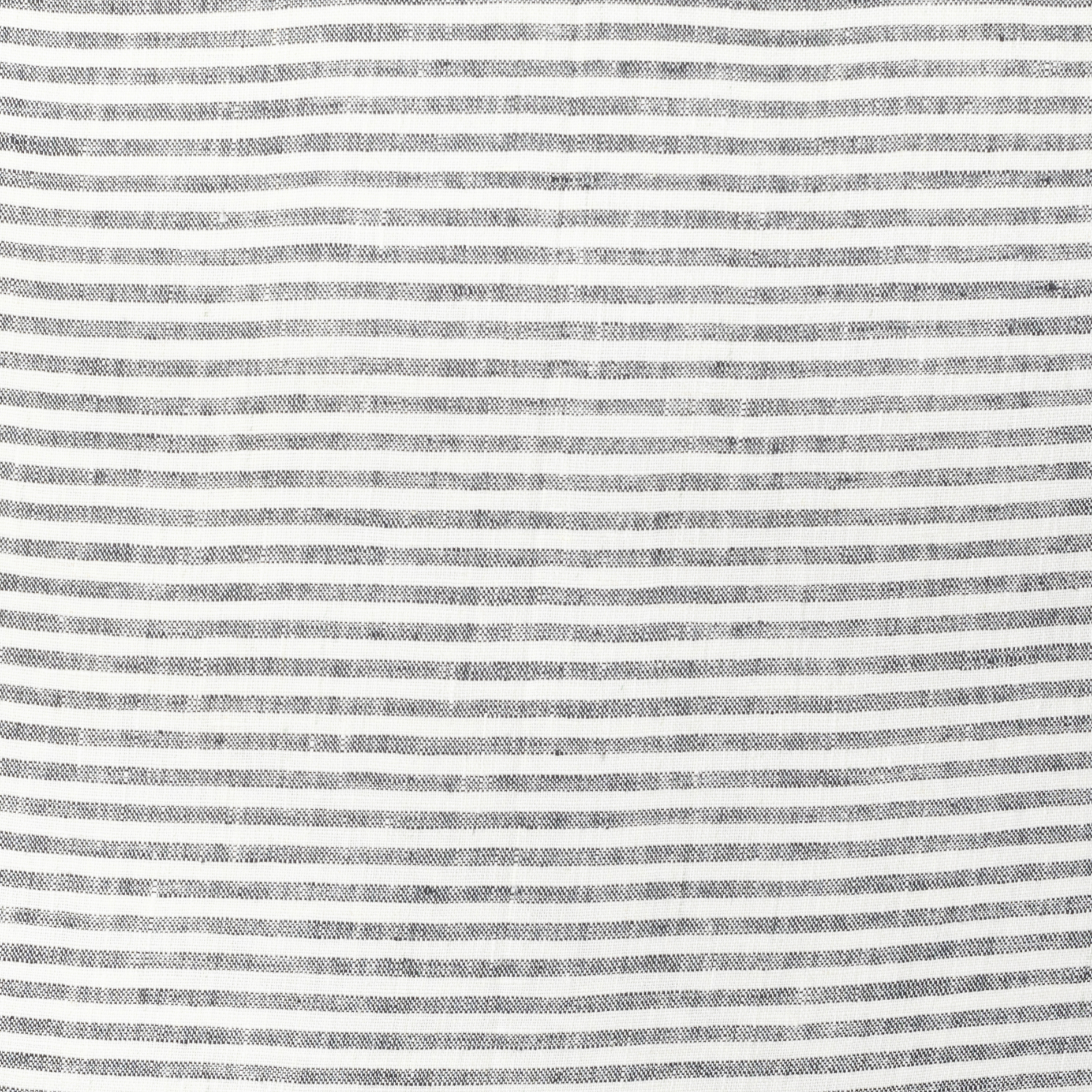 Black Stripe Linen Pillow Cover