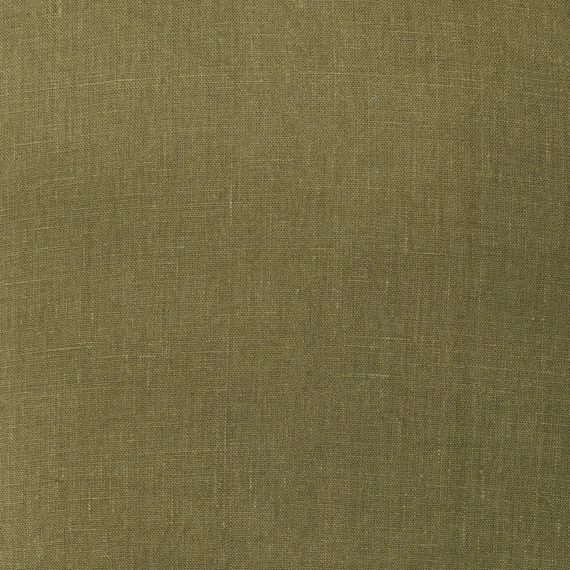 Olive Linen Pillow Cover
